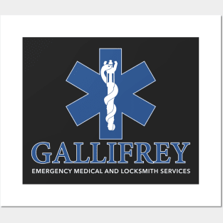 Gallifrey: Emergency Medical and Locksmith Services Posters and Art